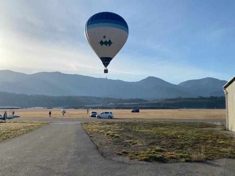 Vol captif en montgolfière évenement aérodrome Gap-Tallard